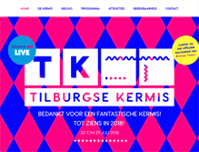 Tablet Screenshot of detilburgsekermis.nl
